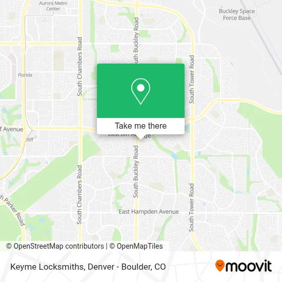 Keyme Locksmiths map
