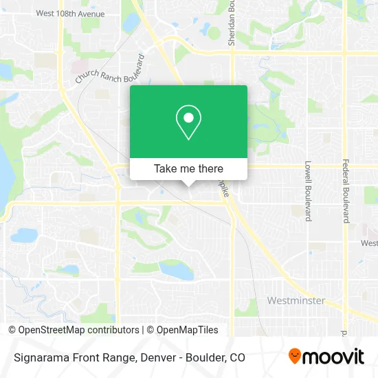 Signarama Front Range map