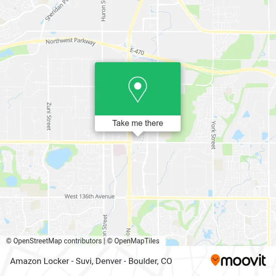 Amazon Locker - Suvi map