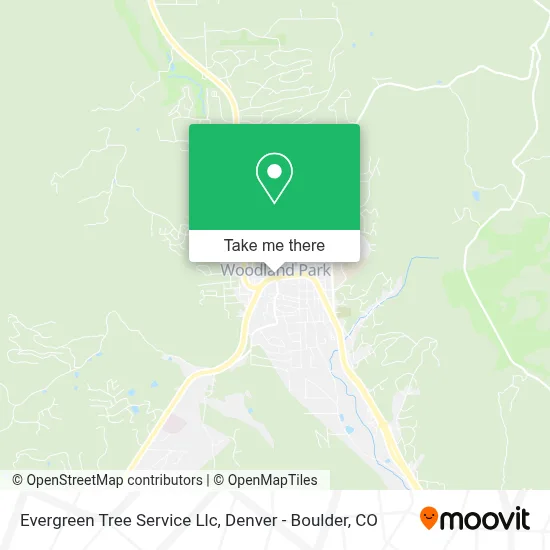 Evergreen Tree Service Llc map