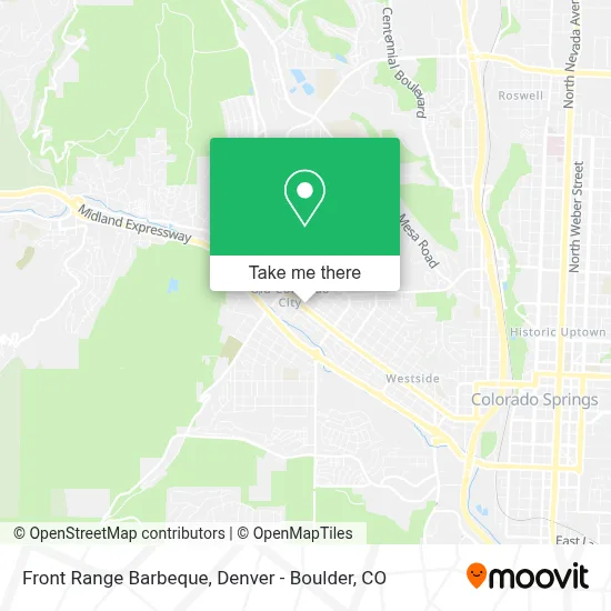 Front Range Barbeque map