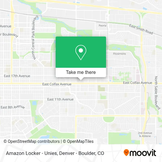 Amazon Locker - Unies map