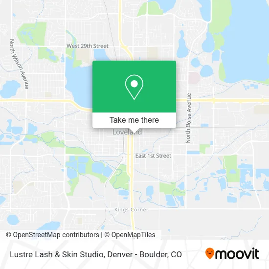 Lustre Lash & Skin Studio map