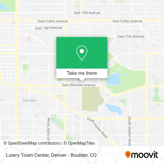 Lowry Town Center map