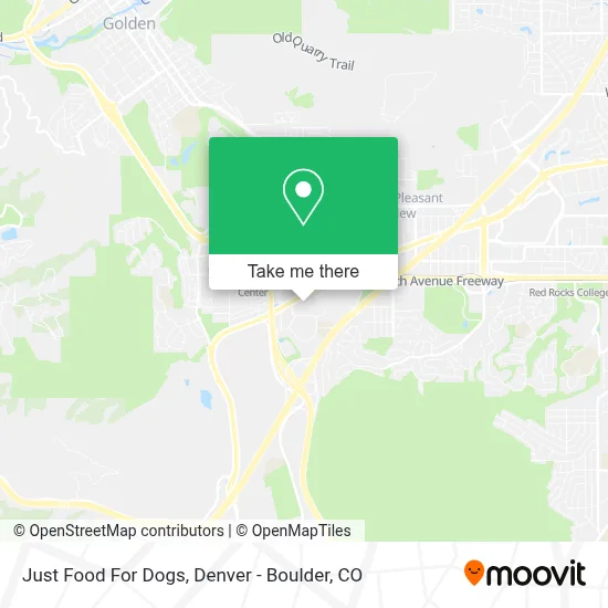 Just Food For Dogs map