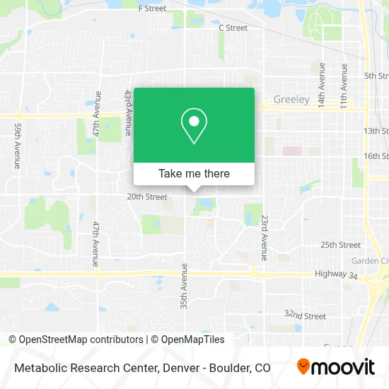 Metabolic Research Center map