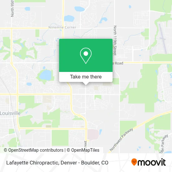 Lafayette Chiropractic map
