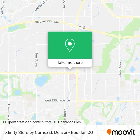 Xfinity Store by Comcast map