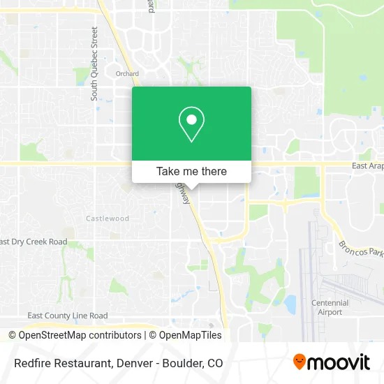 Redfire Restaurant map