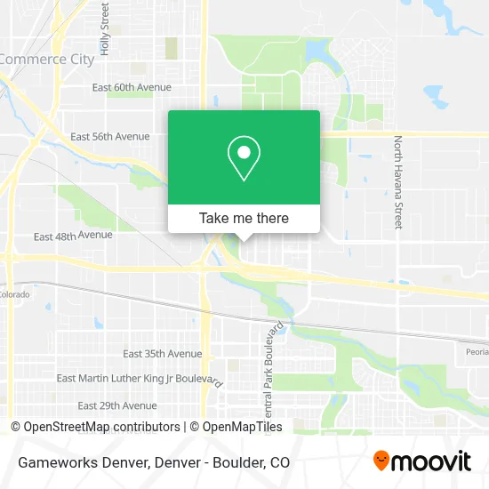 Gameworks Denver map
