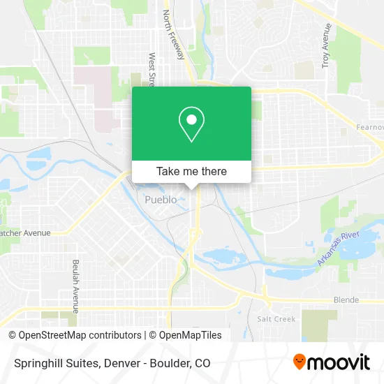 Springhill Suites map