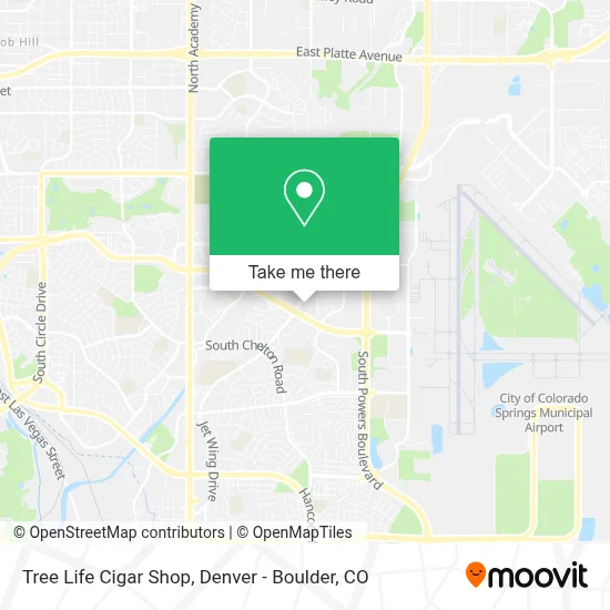 Tree Life Cigar Shop map