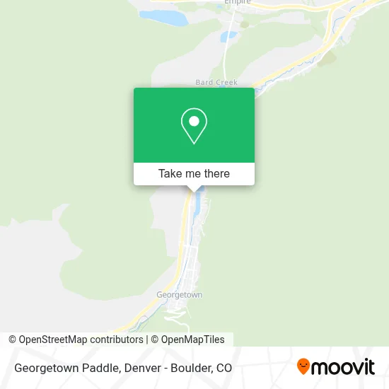 Georgetown Paddle map