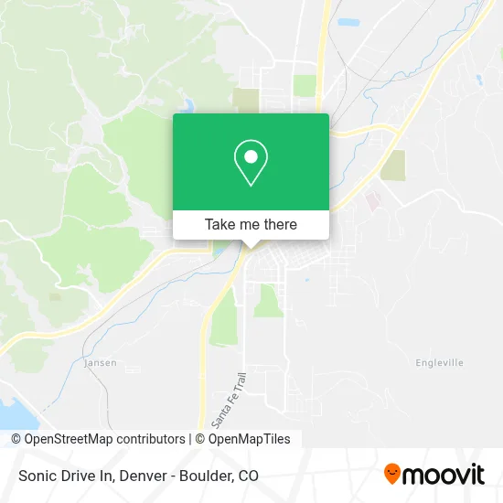 Sonic Drive In map