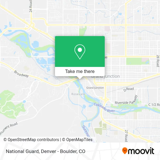National Guard map