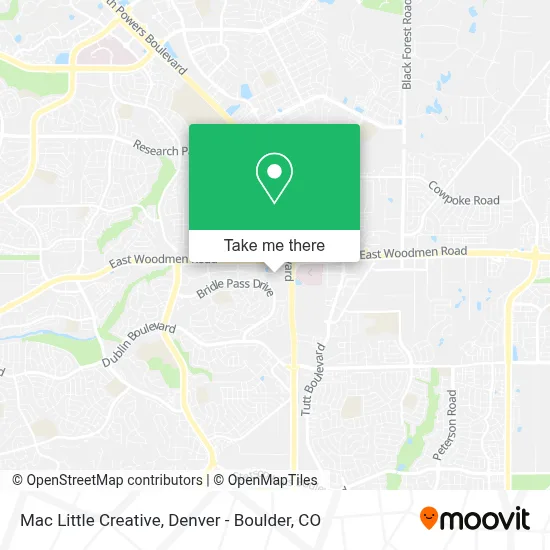 Mac Little Creative map