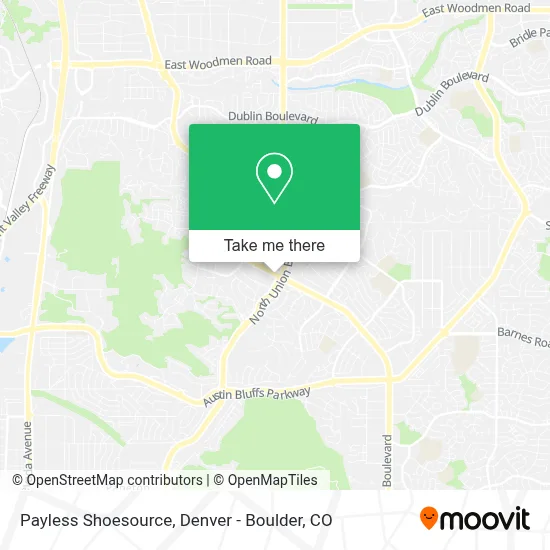 Payless Shoesource map