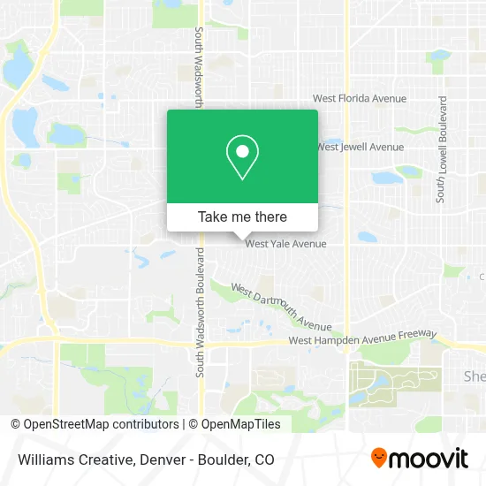 Williams Creative map