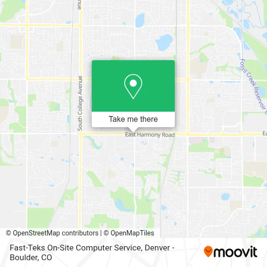 Fast-Teks On-Site Computer Service map
