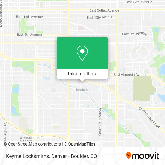 Keyme Locksmiths map