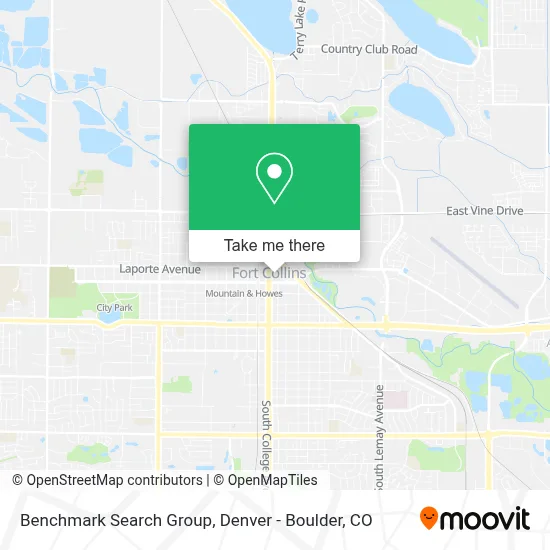 Benchmark Search Group map