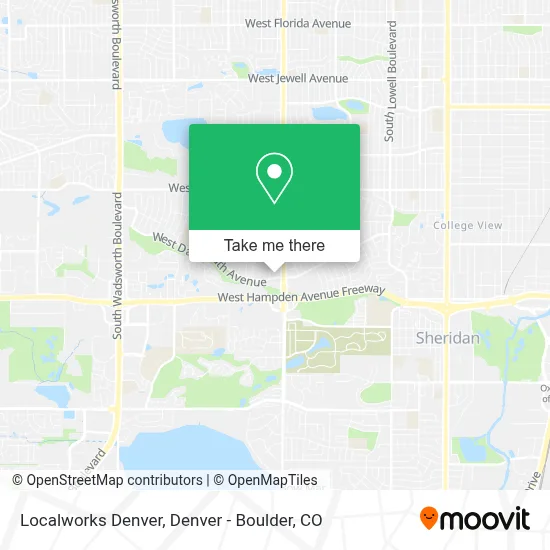 Localworks Denver map