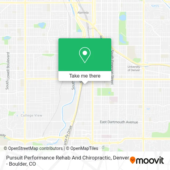 Pursuit Performance Rehab And Chiropractic map