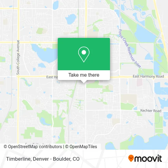 Timberline map
