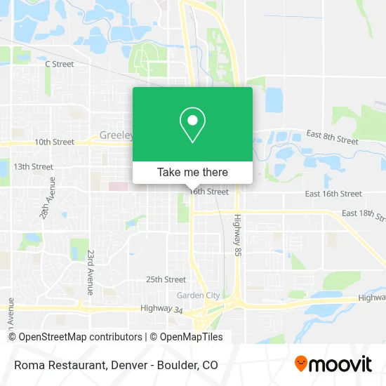 Roma Restaurant map