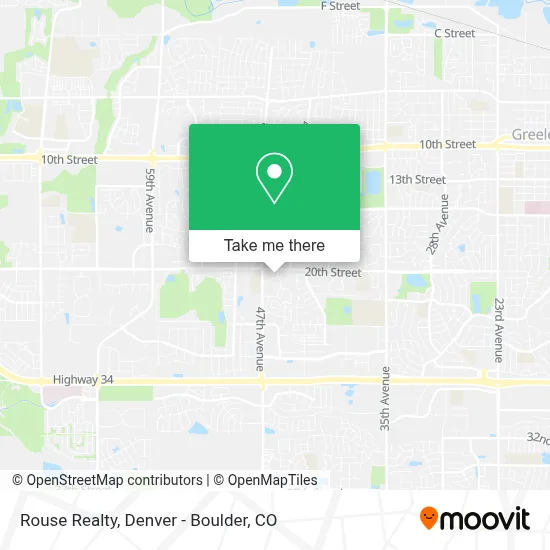 Rouse Realty map
