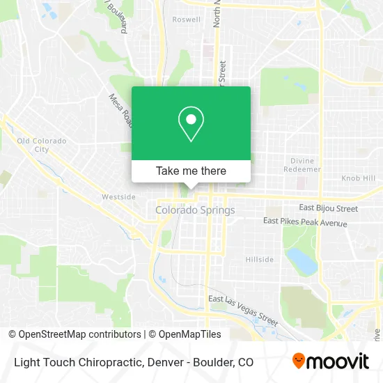 Light Touch Chiropractic map