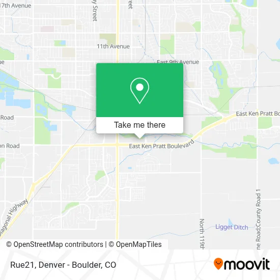 Rue21 map