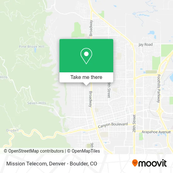 Mission Telecom map