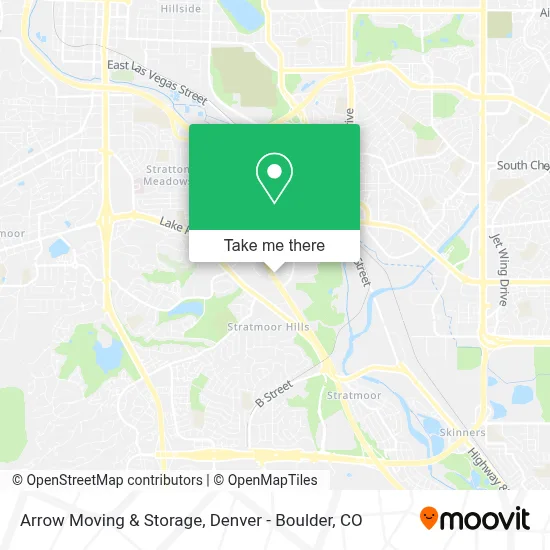 Arrow Moving & Storage map