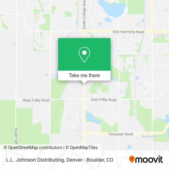 L.L. Johnson Distributing map