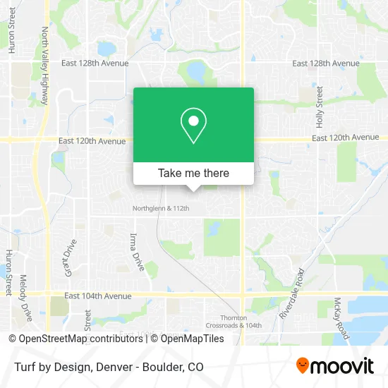 Turf by Design map