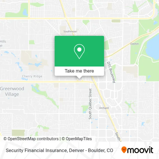Security Financial Insurance map