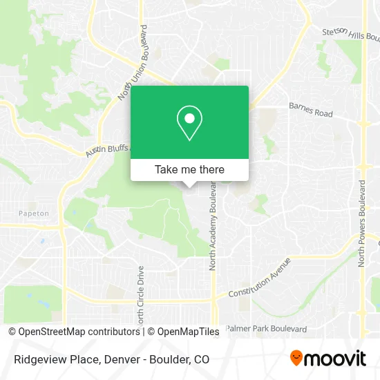 Ridgeview Place map