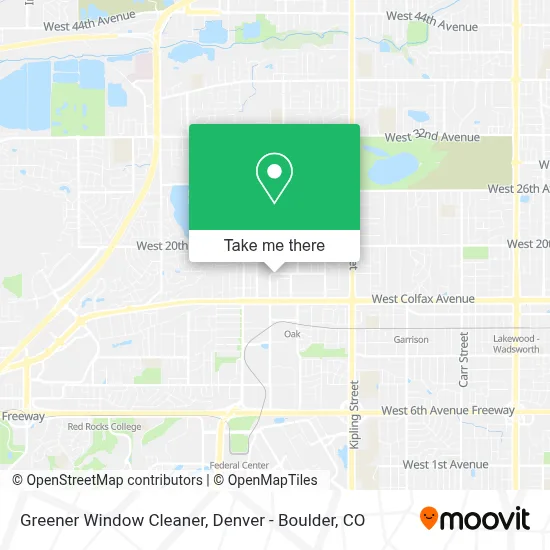Greener Window Cleaner map