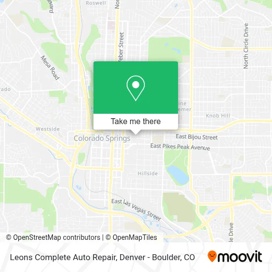Leons Complete Auto Repair map