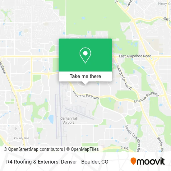 R4 Roofing & Exteriors map