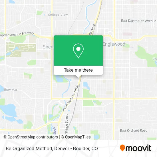 Be Organized Method map