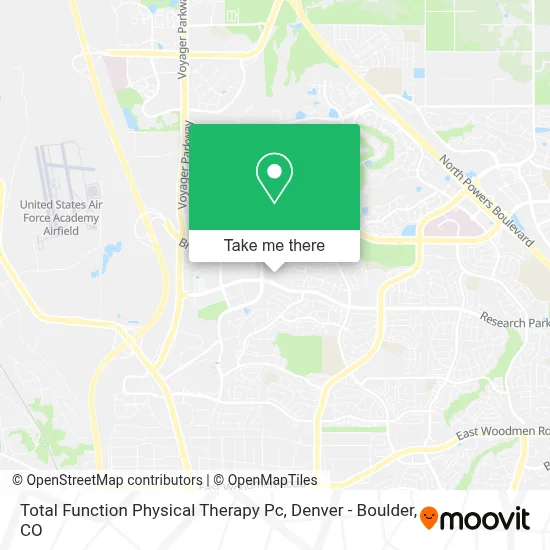 Total Function Physical Therapy Pc map