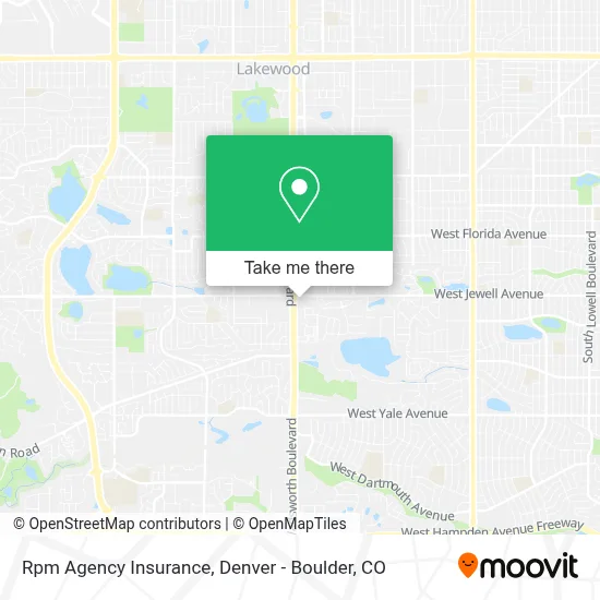 Rpm Agency Insurance map