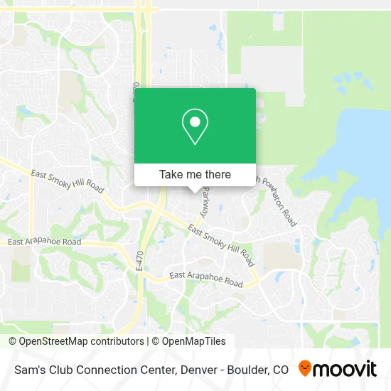 Sam's Club Connection Center map