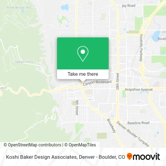 Koshi Baker Design Associates map