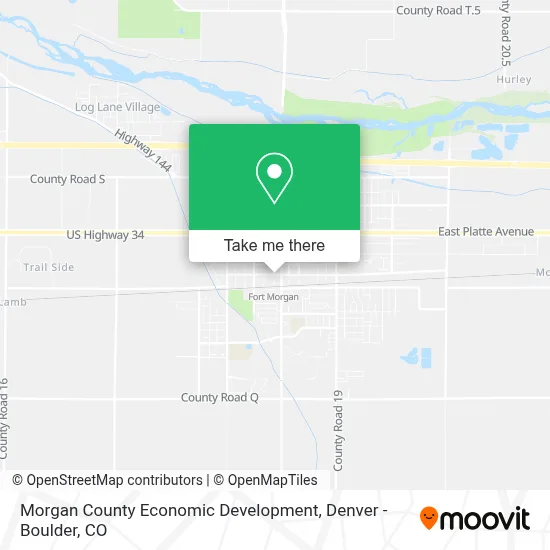 Morgan County Economic Development map