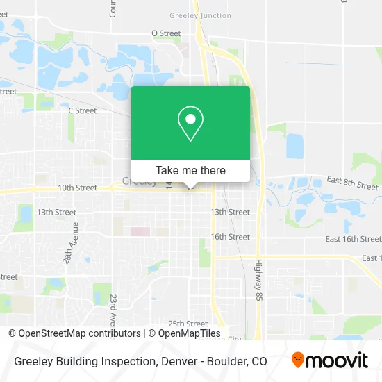 Greeley Building Inspection map