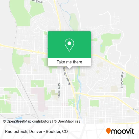 Radioshack map