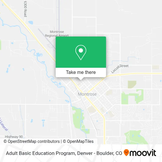 Adult Basic Education Program map